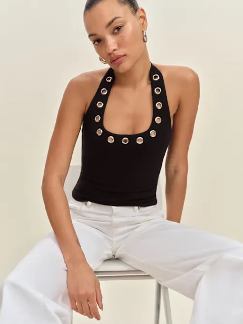 Reformation Sonny knit top - size m